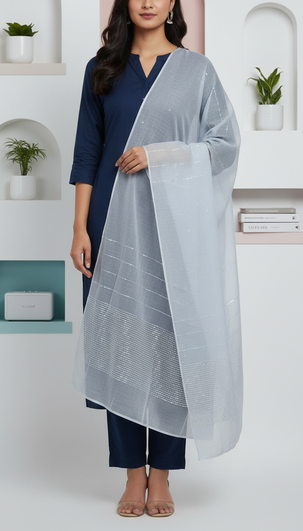 Silver Summer Stole PD6103