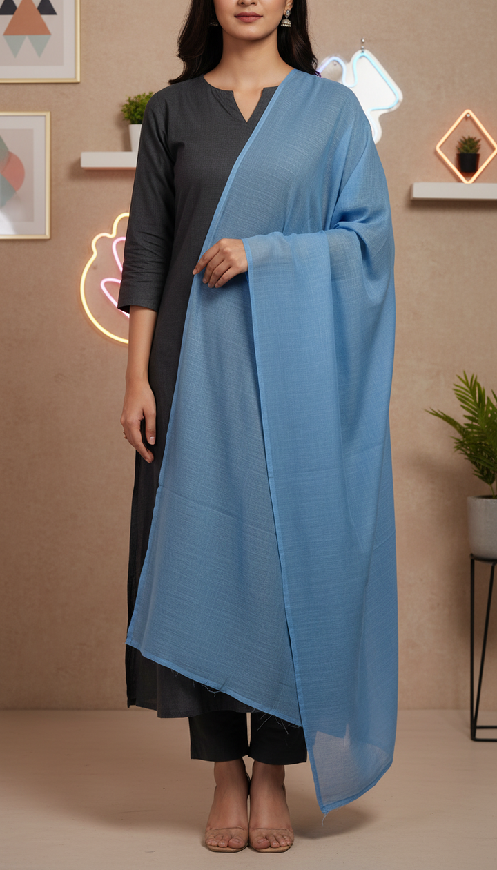Sky Blue Summer Stole PD6106