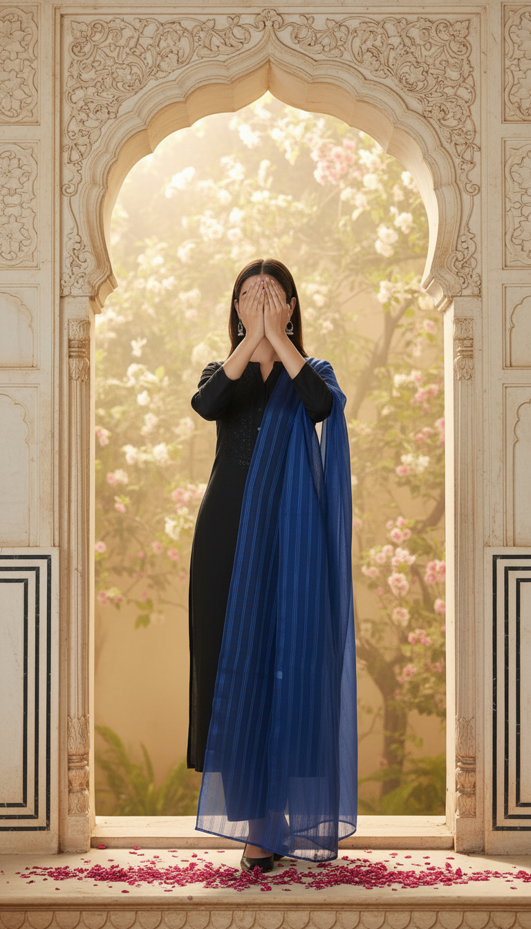 Blue Summer Stole PD6107