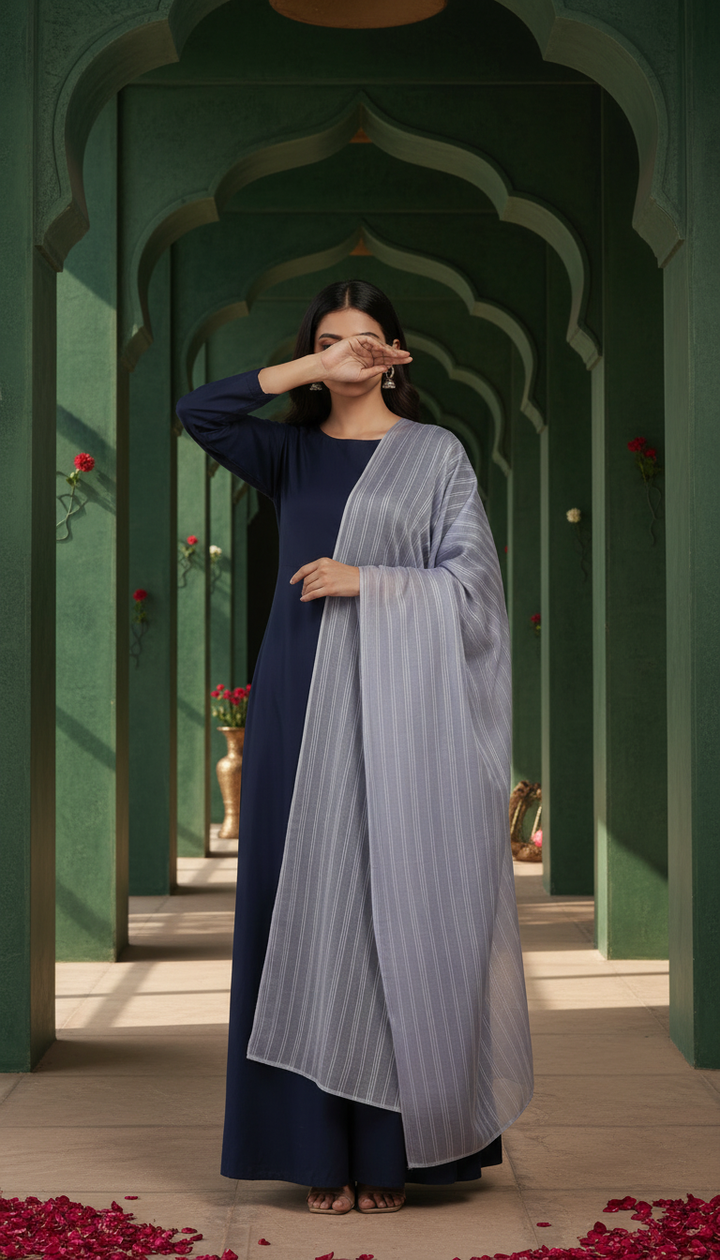 Silver Summer Stole PD6107