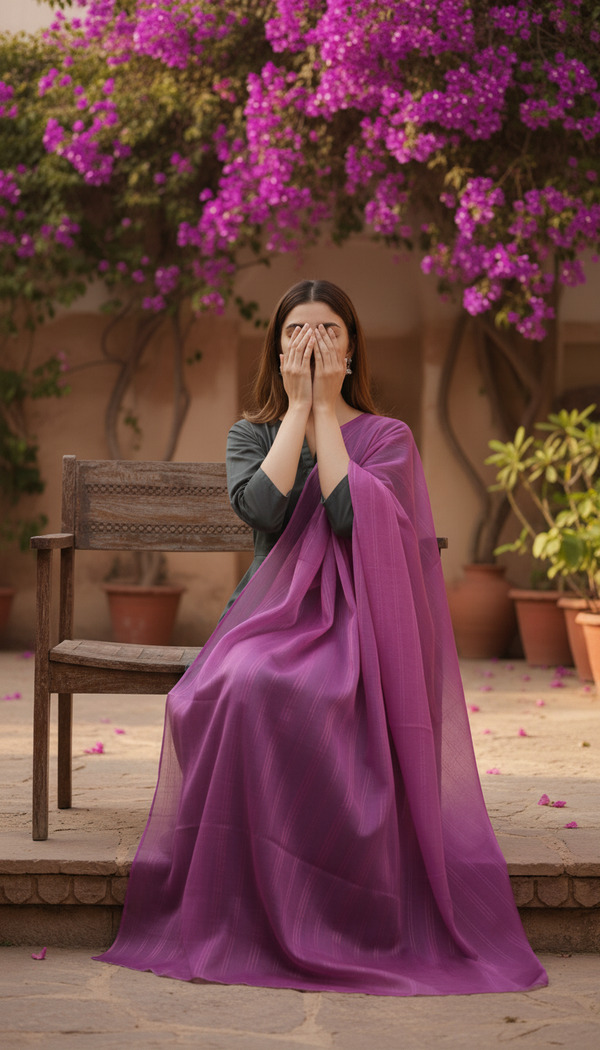 Purple Summer Stole PD6107