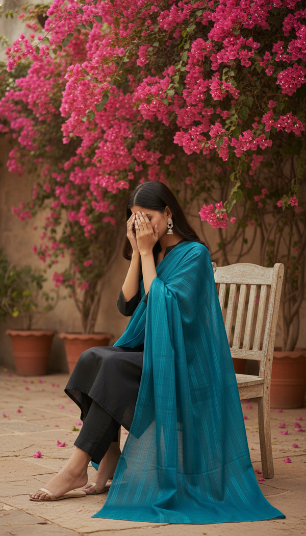 Sky Blue Summer Stole PD6107