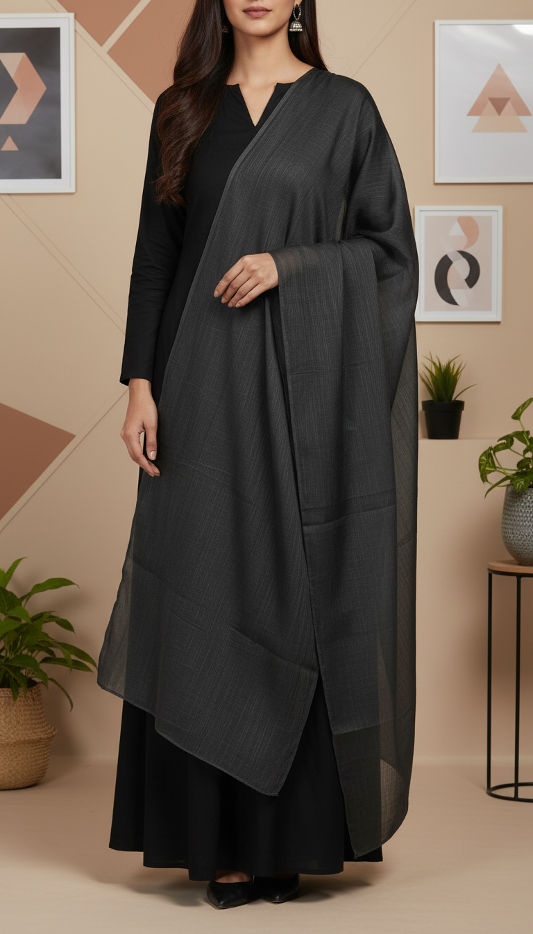 Black Summer Stole PD6107