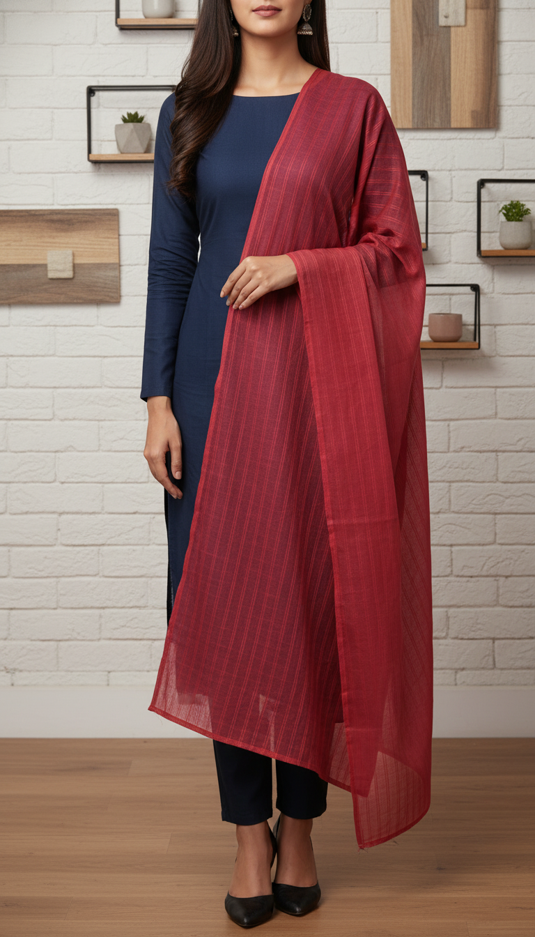 Red Summer Stole PD6107