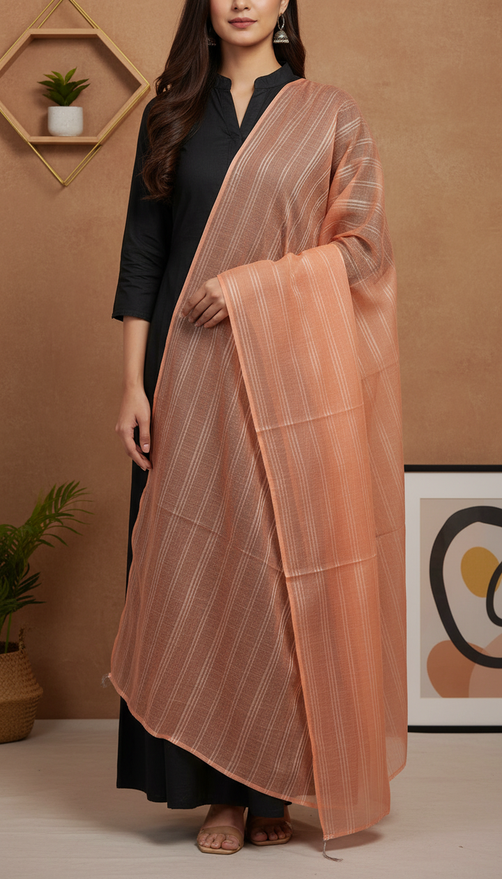 Orange Summer Stole PD6107
