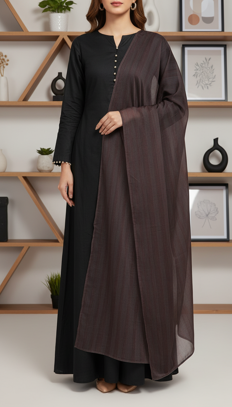 Chocolate Summer Stole PD6107