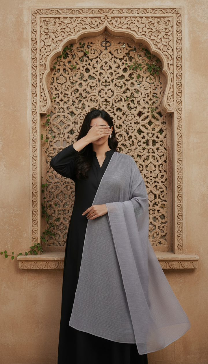 Beige Summer Stole PD6108