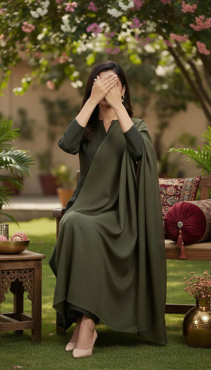 Sky Blue Summer Stole PD6108