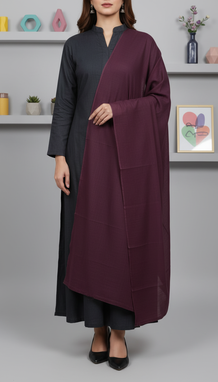 Maroon Summer Stole PD6108
