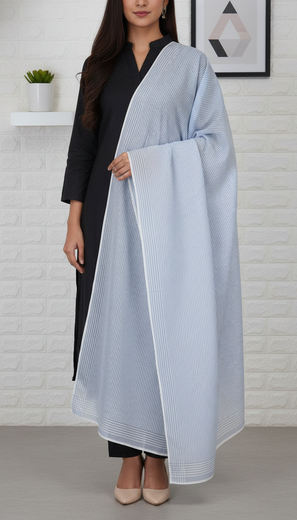 White Summer Shawl PD6114