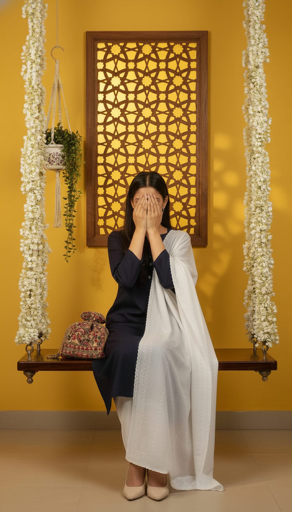 White Summer Shawl PD6118