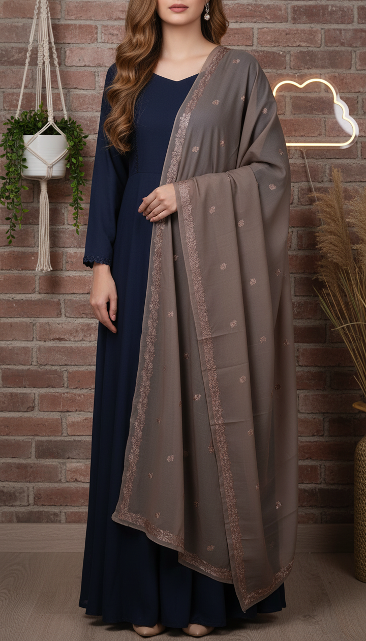 Brown Summer Shawl PD6125