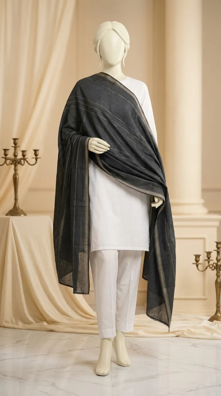 Black Summer shawl PD6151