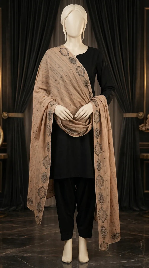Beige Summer shawl PD6154