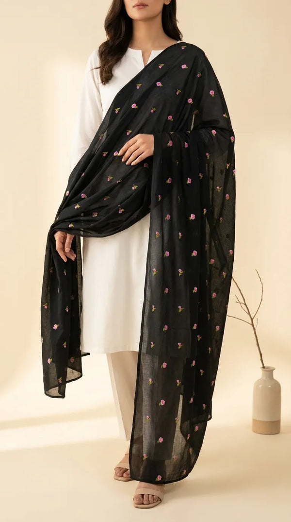 Black Summer Shawl PD618001