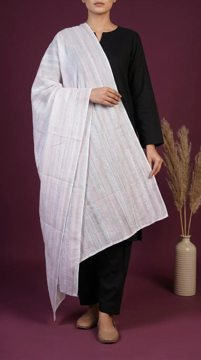 White Summer Shawl PD619009