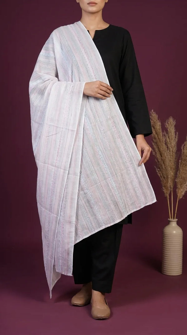 White Summer Shawl PD619009