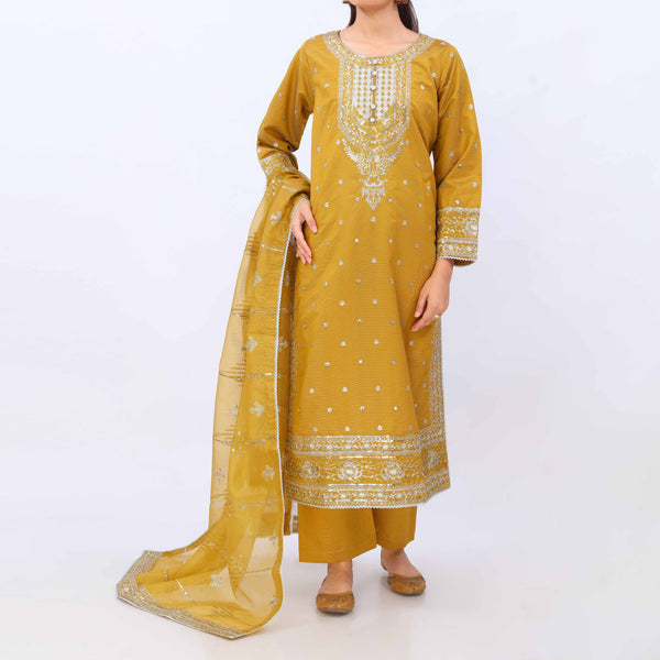 3 PC- Viscose Embellished Suit PF5049