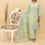 3PC- Embroidered Khadi Net Suit PF5059
