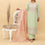 3PC- Embroidered Khadi Net Suit PF5086