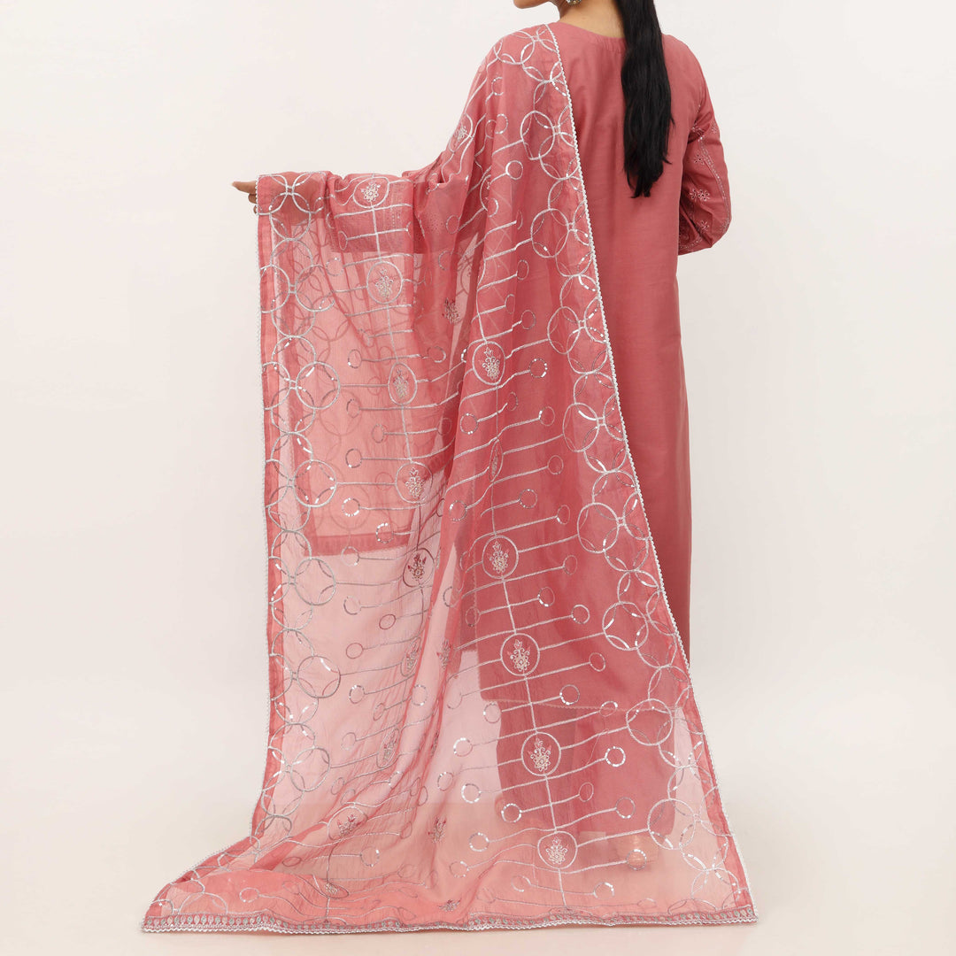 3PC- Viscose Embellished Suit PF5157