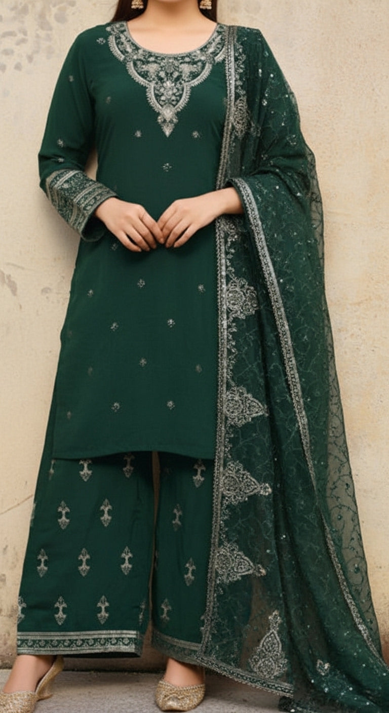 3 PC Embellished Suit PF6000