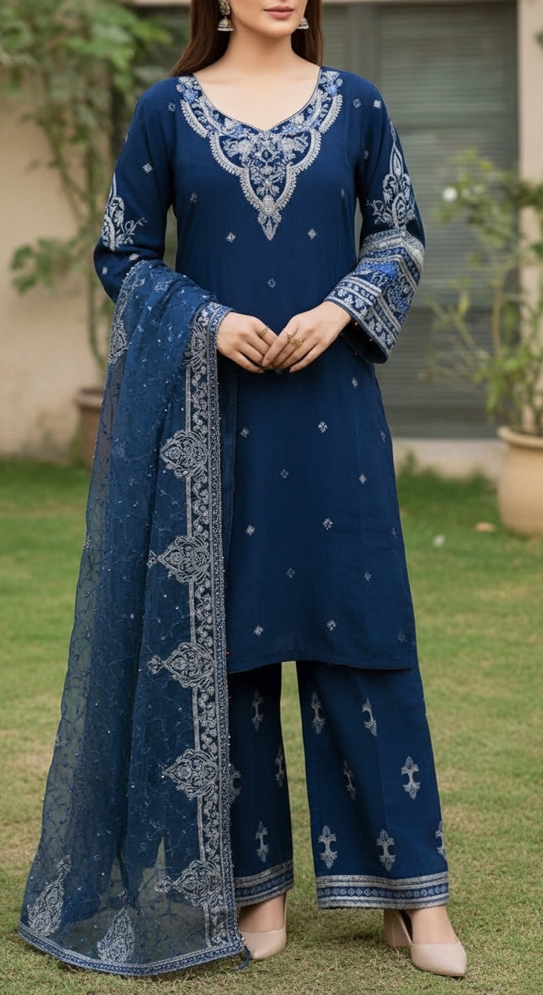 3 PC Embellished Suit PF6000