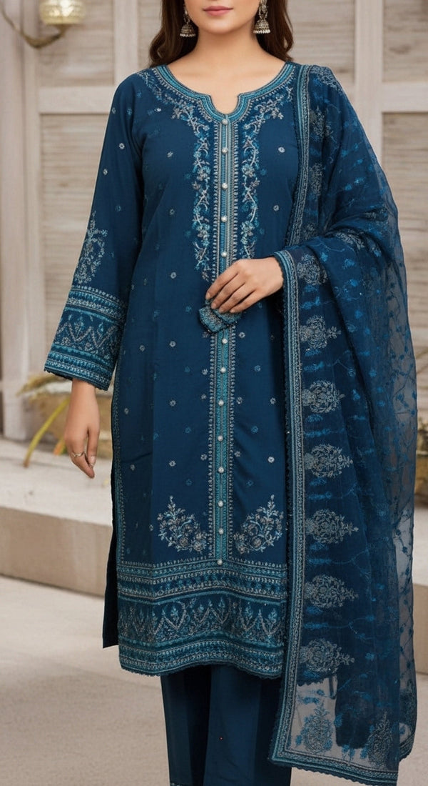 3 PC Embellished Suit PF6002