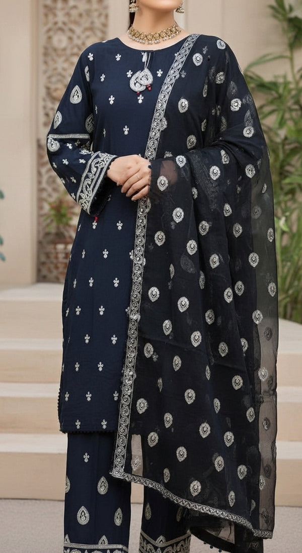 3 PC Embellished Suit PF6004