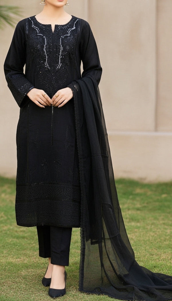 3 PC Embellished Suit PF6006