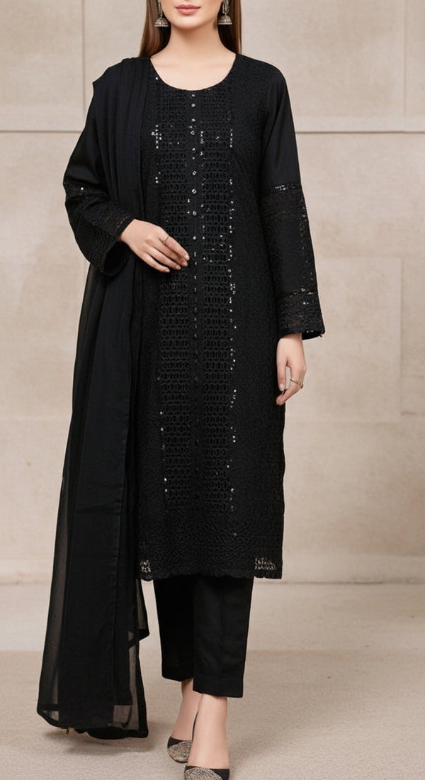 3 PC Embellished Suit PF6008