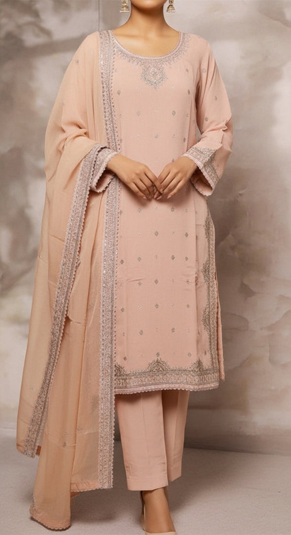 3 PC Embellished Suit PF6011