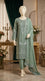 3 PC Embellished Cotton Suit PF601340