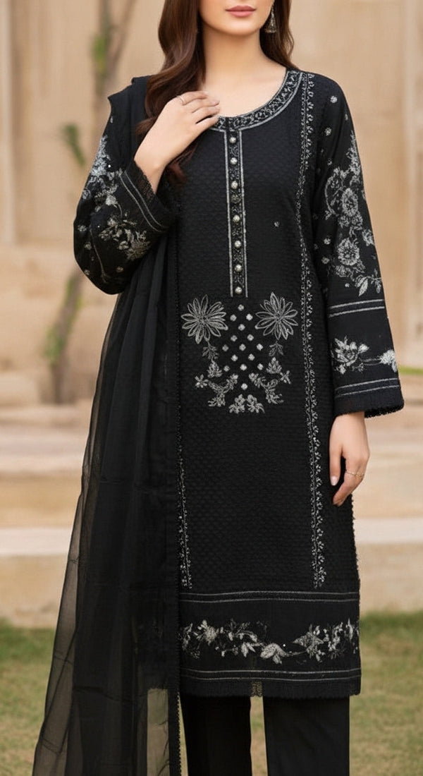 3 PC Embellished Suit PF6014