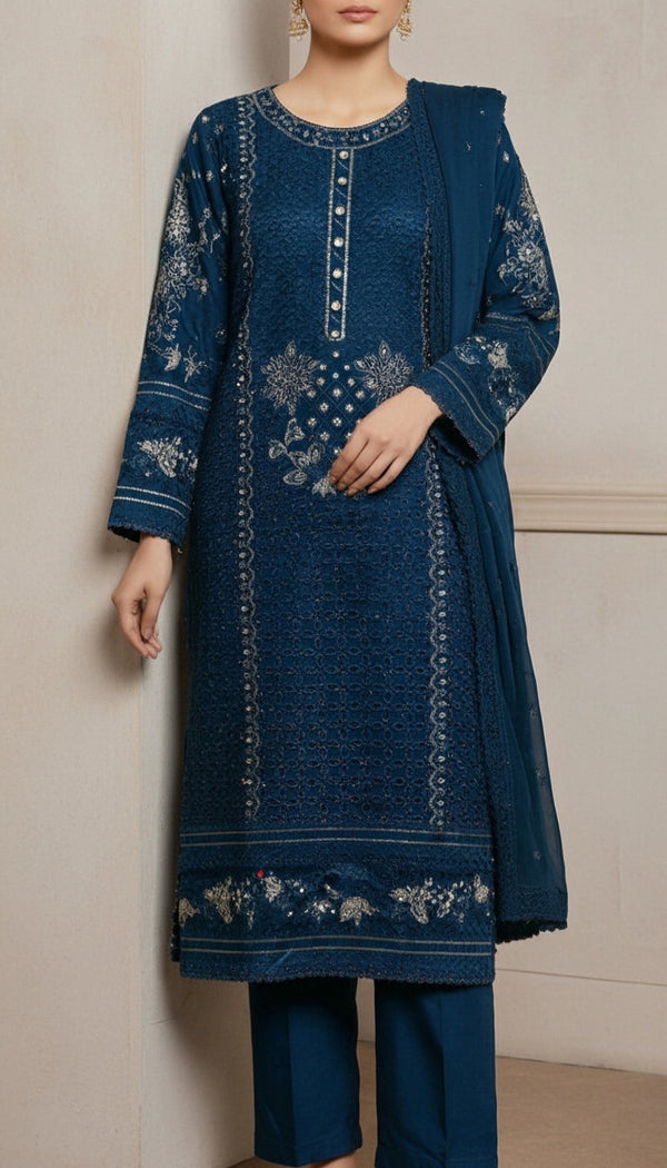 3 PC Embellished Suit PF6014