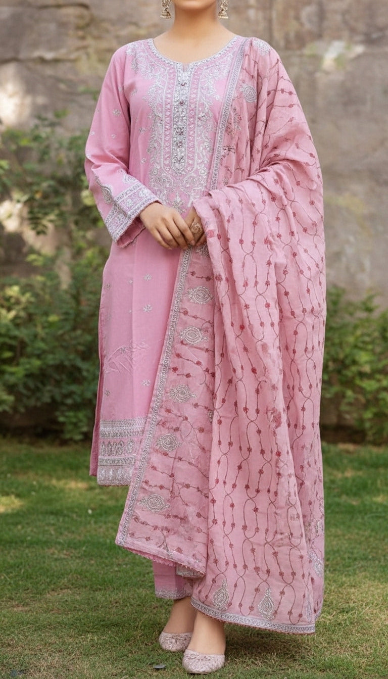 3 PC Embellished Suit PF6017