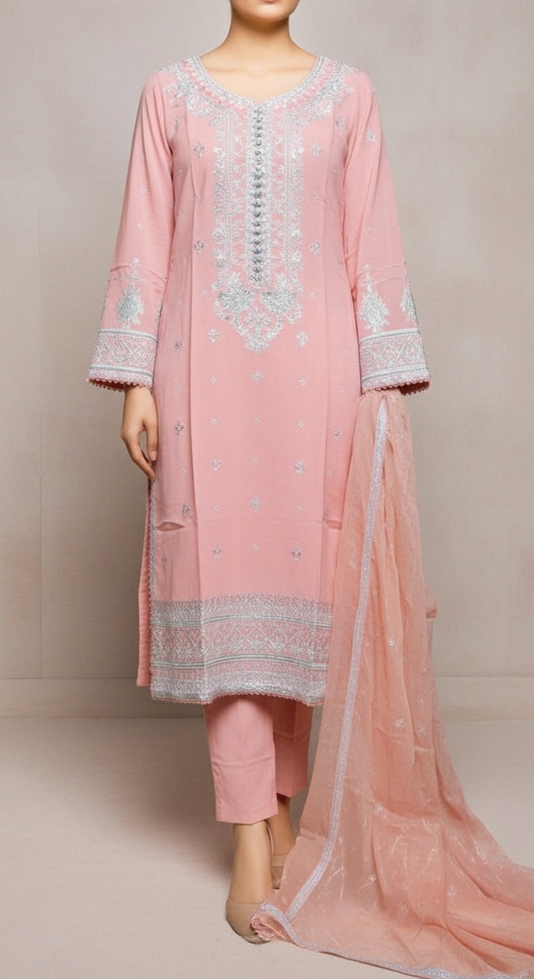 3 PC Embellished Suit PF6017