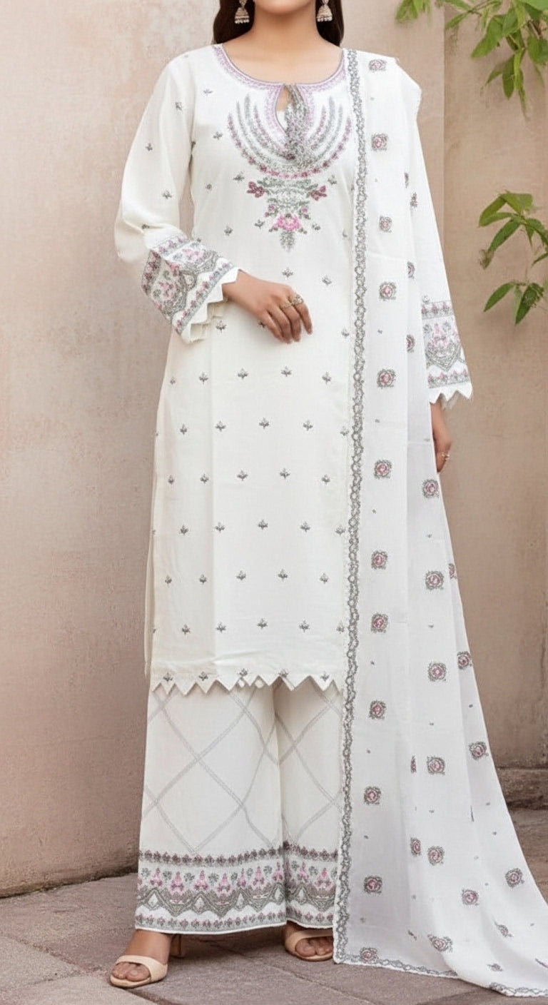 3 PC Embellished Suit PF6020