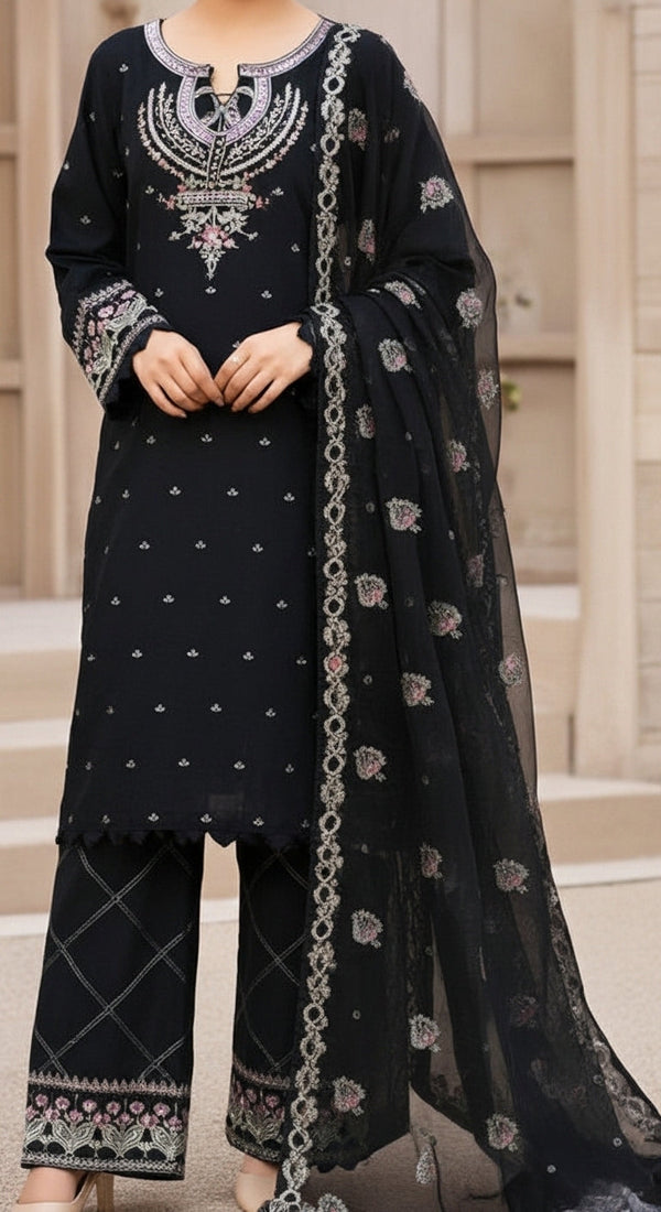 3 PC Embellished Suit PF6020