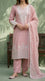3 PC Embellished Cotton Stitched Suit PF610118
