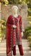 3 PC Embellished Raw Silk Suit PF610805