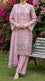3 PC Embellished Raw Silk Stitched Suit PF618418