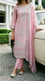 3 PC Embellished Katan Silk Stitched Suit PF619724