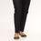 Black Straight Fit Chikan Embellished Trouser PL4055
