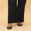 Black Straight Fit Embellished Trouser PL4059