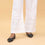 White Straight Fit Embellished Trouser PL4060