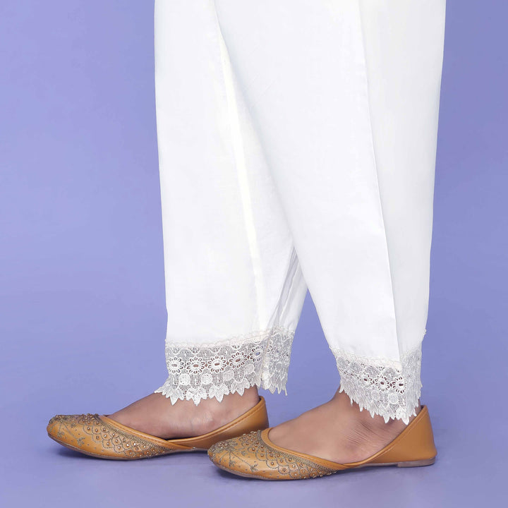 Cream Cambric Shalwar PL4079