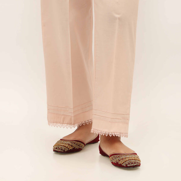 Peach Cotton Cambric Trouser PL4101