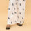 White Straight Fit Printed Trouser PL5018
