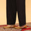 Black Straight Fit Embellished Trouser PL5053